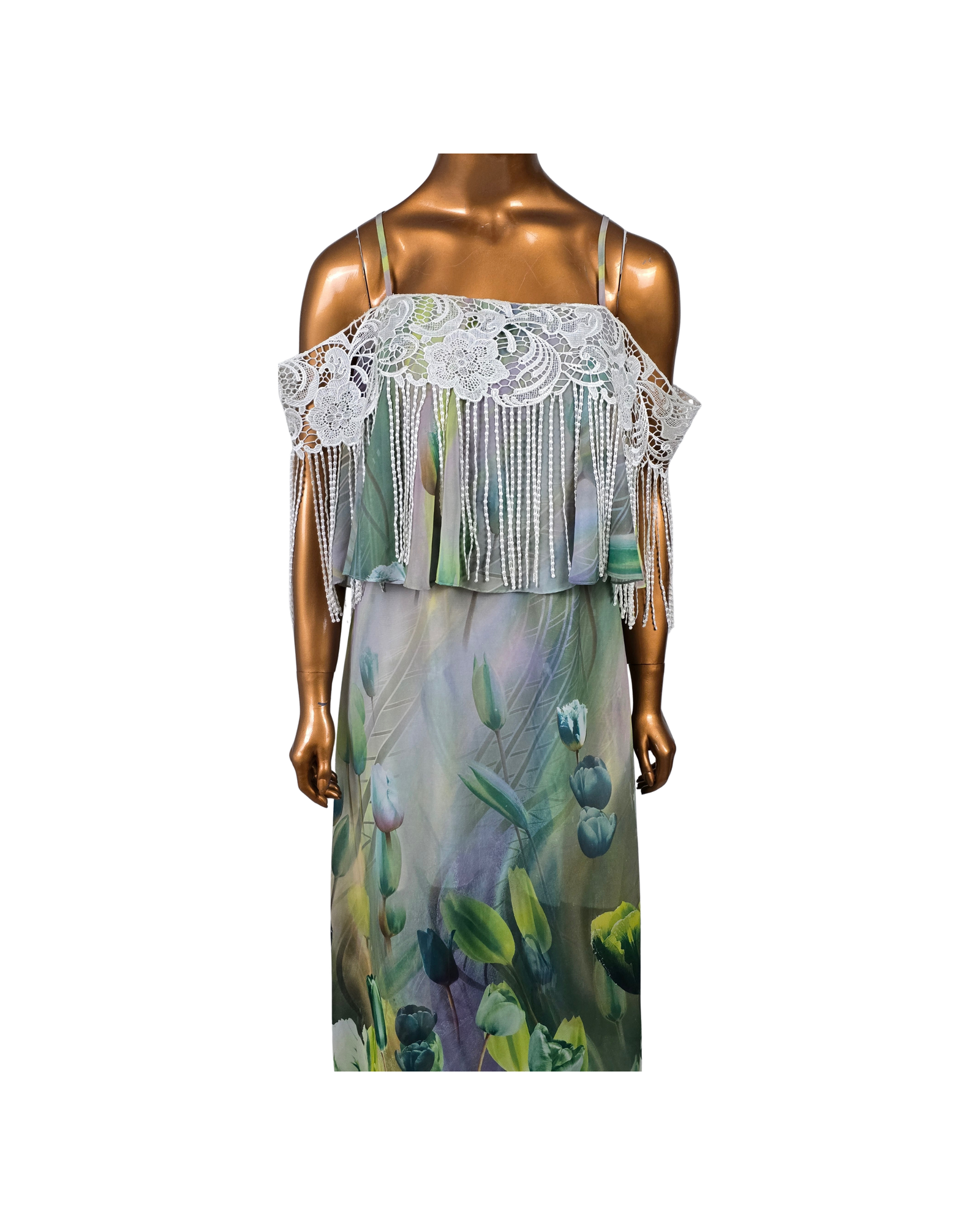 Vestido longo Estilista - M - Imagem 7