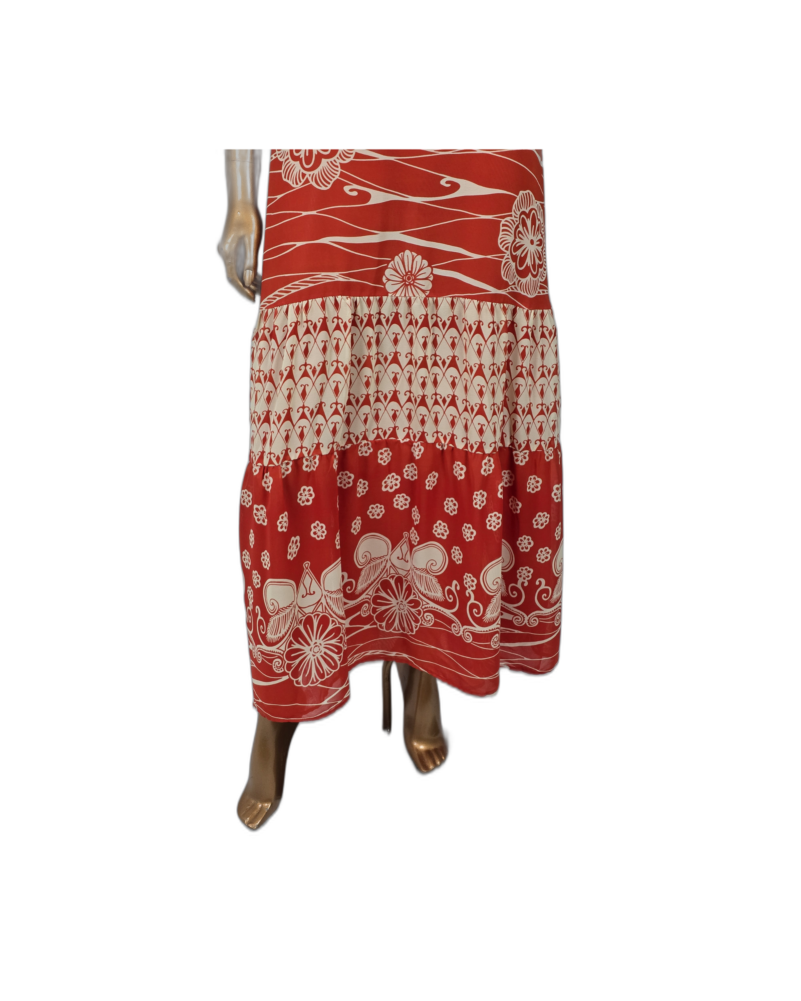 Vestido longo Ferrugem - P - Imagem 3