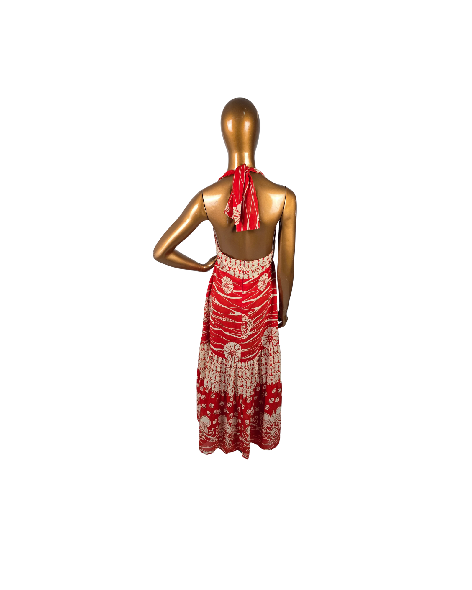Vestido longo Ferrugem - P - Imagem 4
