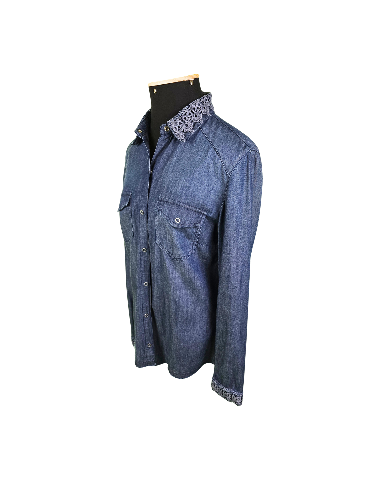 Camisa Jeans Twenty Four Seven - G - Imagem 6